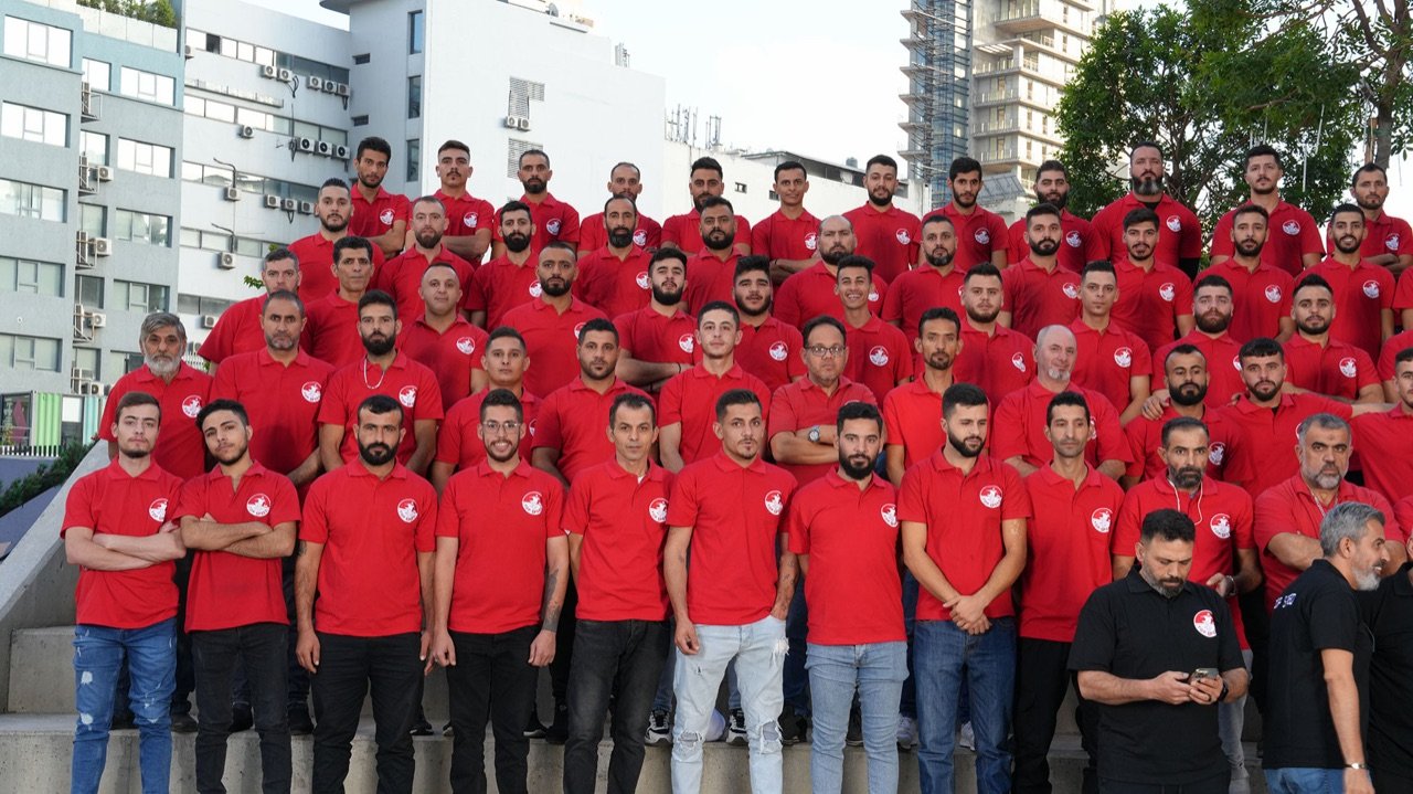 The Top Speed team in red